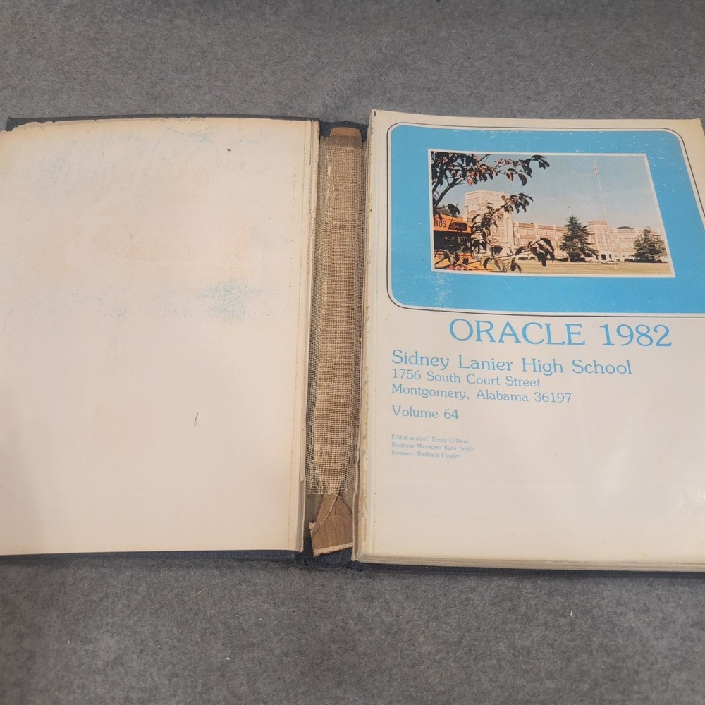 1982 Sidney Lanier High School Yearbook Oracle Vol 64 Montgomery Alabama AL - Picture 4 of 5